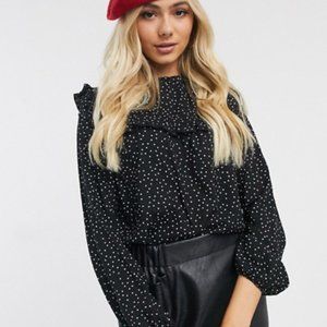 ASOS New Look Polka Dot Blouse